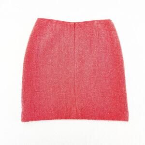 Tahari Wool Pencil Skirt Straight Textured Pattern Size 2